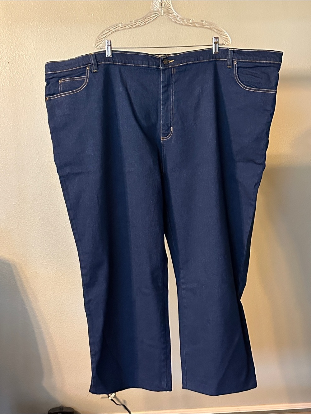 Relaxed Fit Men's Jeans — Navy Blue